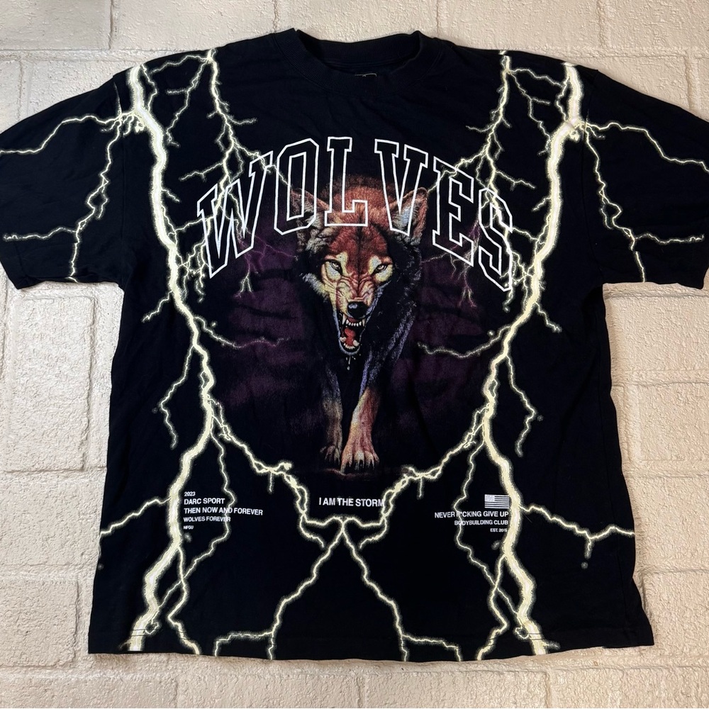 Darc Sport Black Wolves Graphic T-Shirt